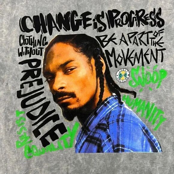 NWT Cross Colours Snoop Dogg Message Art T Shirt - Picture 2 of 8